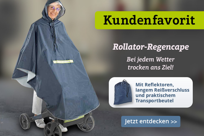 Kundenfavorit - Rollator-Regencape
