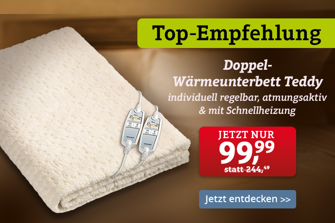 Top-Empfehlung - Doppel-Wärmeunterbett