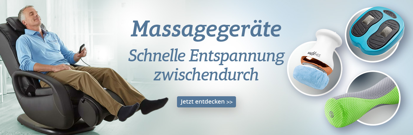 Massagegeräte für die schnelle Entspannung zwischendurch