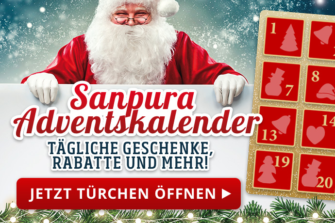 Sanpura Adventskalender: Jetzt Türchen öffnen