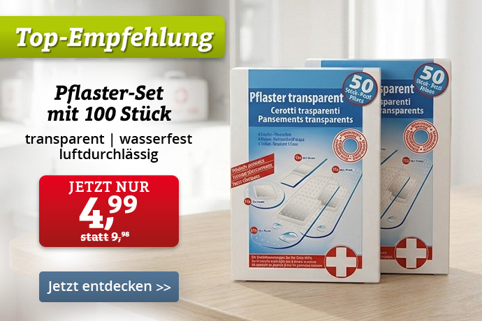 Top-Empfehlung  - Pflaster-Set