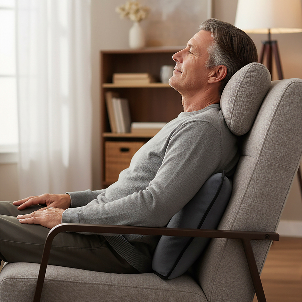 Massagematte mit Nacken-Shiatsu