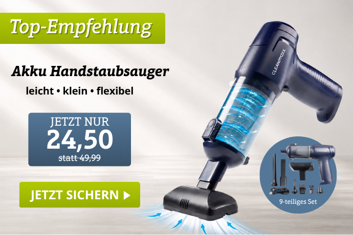 Top-Empfehlung - Akku-Handstaubsauger