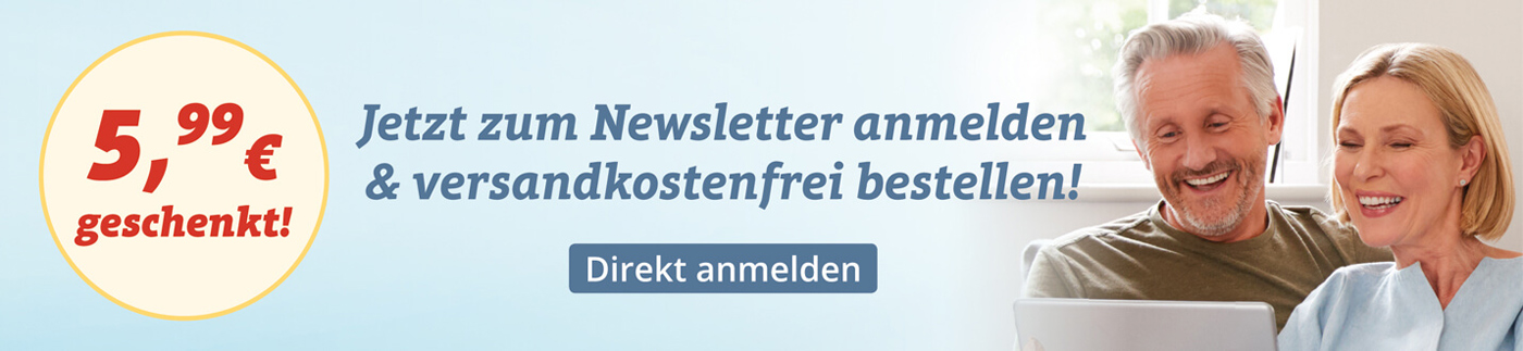Versandkostenfrei bestellen - Melden Sie sich zum Newsletter von SANPURA an 