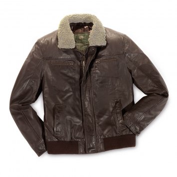 Büffelleder-Blouson