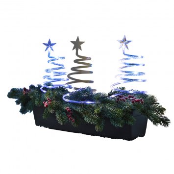 LED-Spiral-Tannenbäume