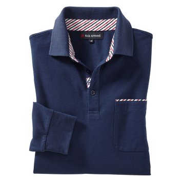 Langarm-Poloshirt