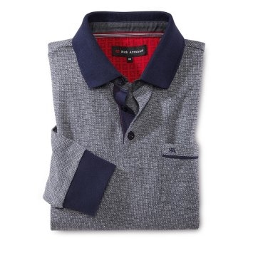 Struktur-Poloshirt
