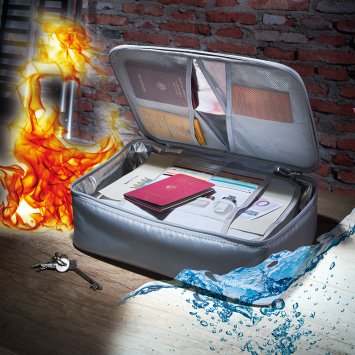 Feuer- und wassergeschützte Dokumententasche