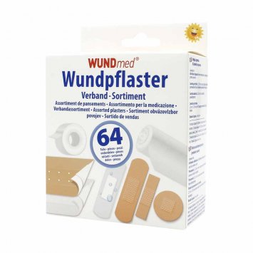 Wundpflaster Sortiment 64 tlg. 