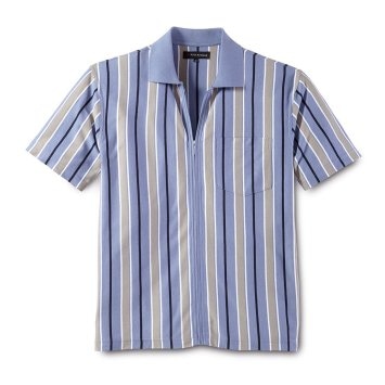 Poloshirt mit Ganzreißverschluss