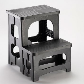 Klappbarer 2-Stufen-Tritt