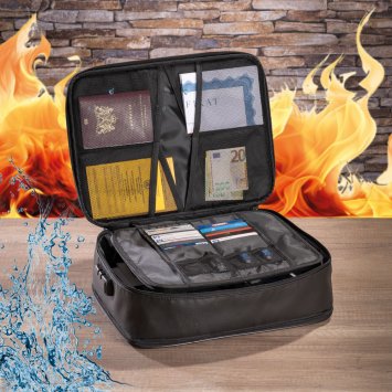 Feuer- und wassergeschützte Dokumententasche