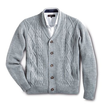 Klassische Strickjacke