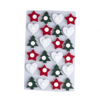 Filzsticker "Adventskalender"