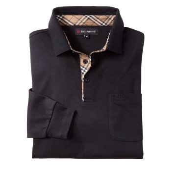 Interlock-Shirt mit Kontrasten