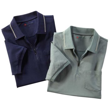 Poloshirt mit Ziperkragen
