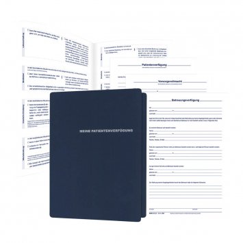 Mappe „Meine Patientenverfügung”