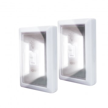 LED-Leuchtschalter 2er-Set