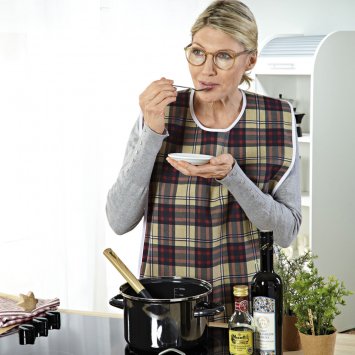 Schutzserviette mit Klettverschluss