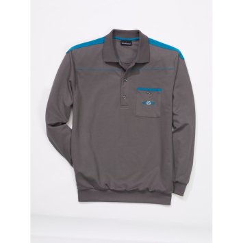 Polo-Langarmshirt