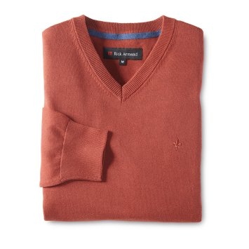 Aktueller V-Pullover