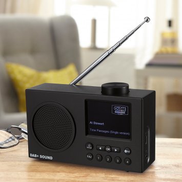 Kompaktes DAB+-Radio mit Farbdisplay