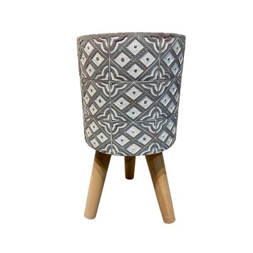 Blumenkübel im Antik-Design