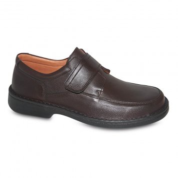 Herren-Leder-Klettschuh