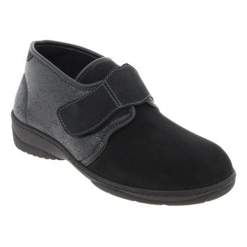 Damen-Velourlederschuh