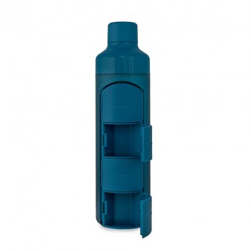 Trinkflasche mit Pillendose