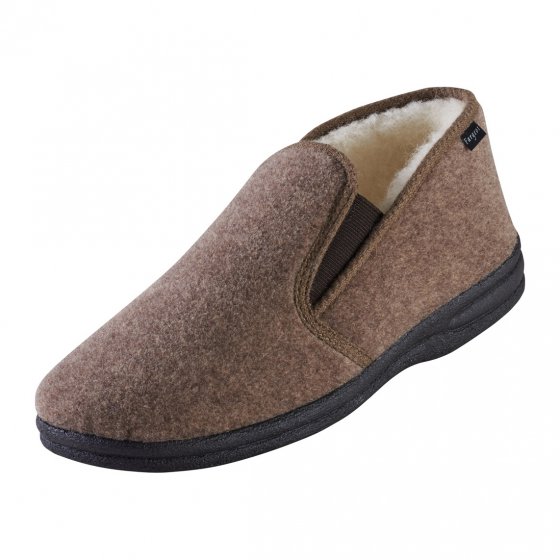 Lammwoll-Pantoffel,Gr.43 43 | Beige