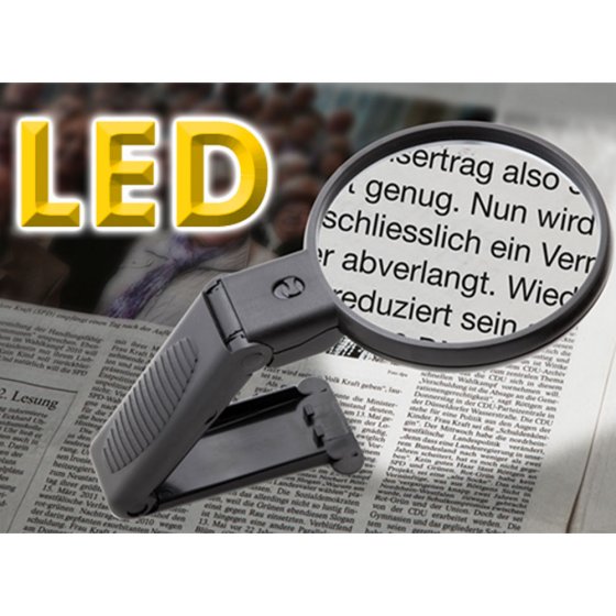 Multi-Lupe mit LED 