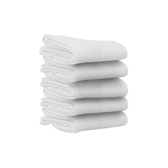 Gesundheits-Socken, 5 Stück (Weiß) 