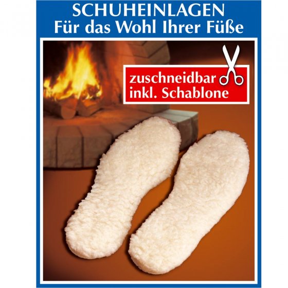 Schuheinlagen Lammfell (1 Paar) 