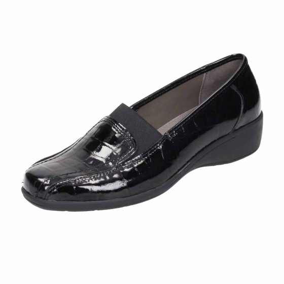 Damen-Slipper, schwarz 