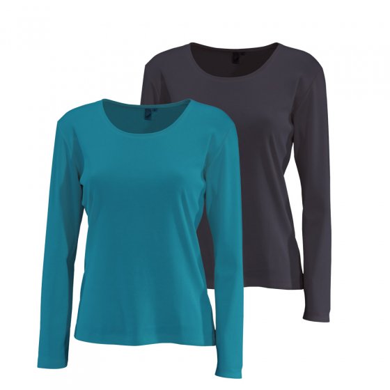 Langarm-Shirt im Doppelpack 