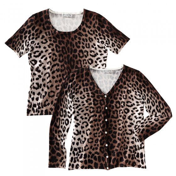 Twinset im Animal-Print 