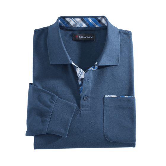 Pikee-Langarmshirt 