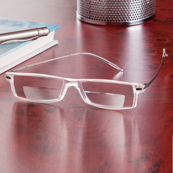 Lesebrille mit Lupe 