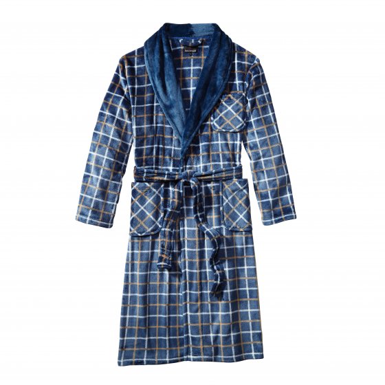 Bademantel aus Velourssamt 