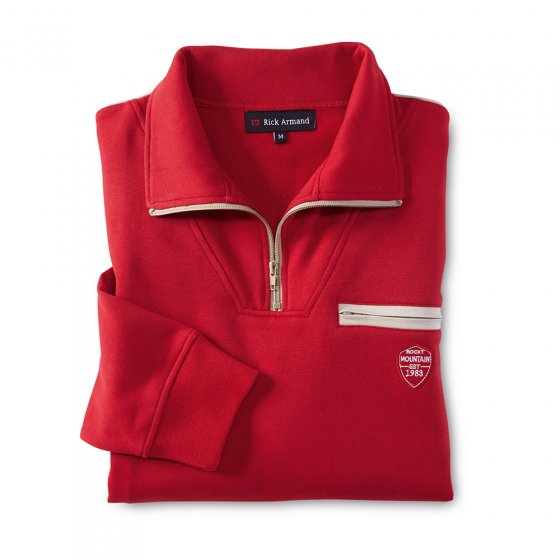 Thermo Sweatshirt, rot M | Rot