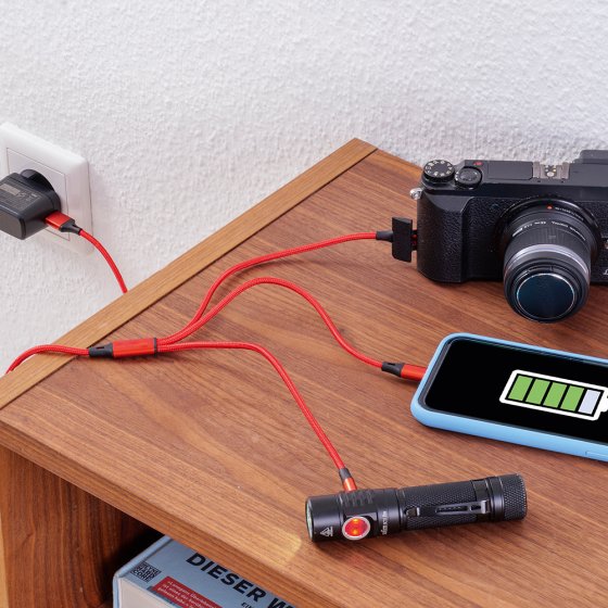 USB-Ladekabel 3-in-1 