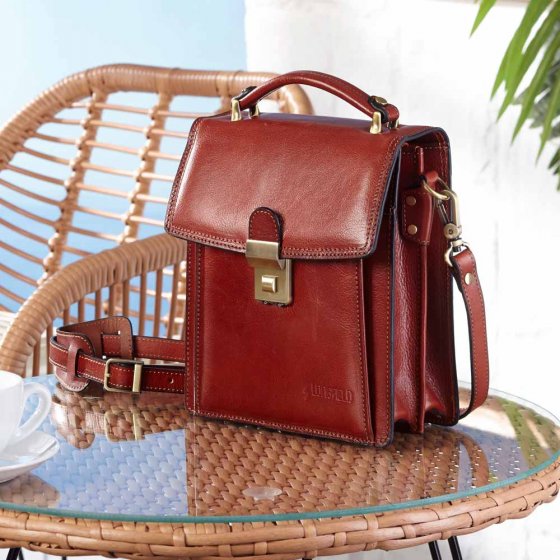 Vintage-Tasche aus italienischem Leder 