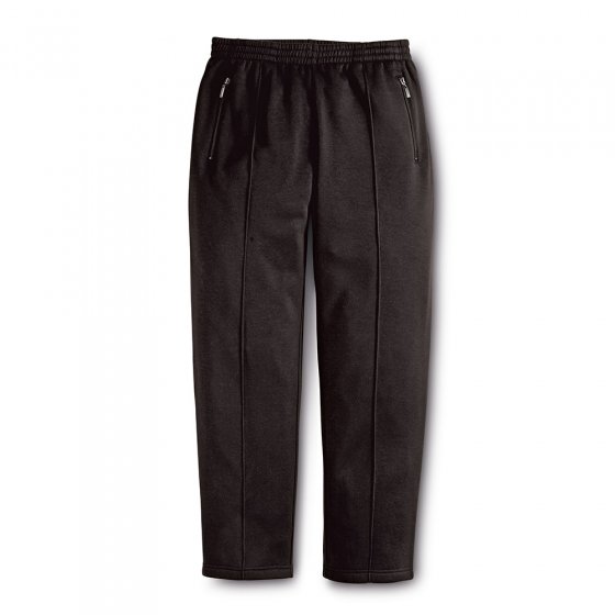 Freizeithose mit Biese 3XL (64/66) | Schwarz#Grau