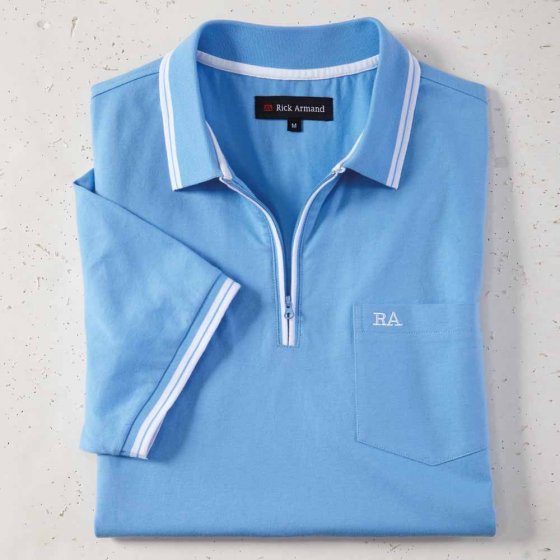 Jersey-Shirt mit Reißverschluss im Set 