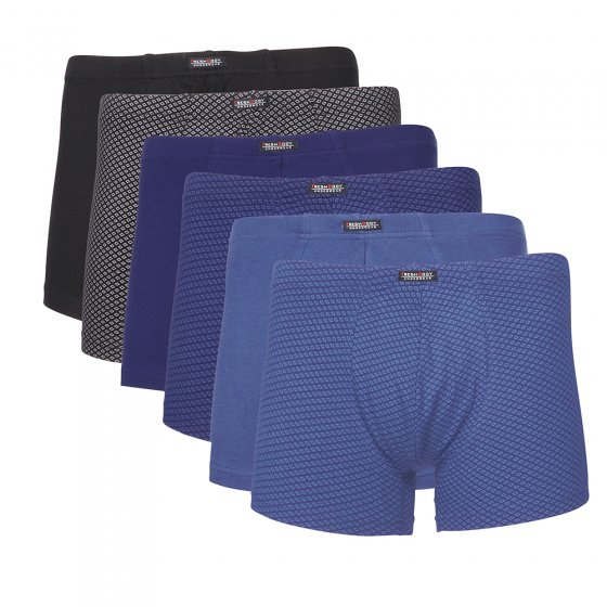 Baumwoll-Retroshort 6er-Pack