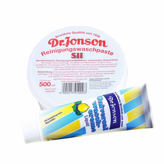 Waschcreme und Waschpaste