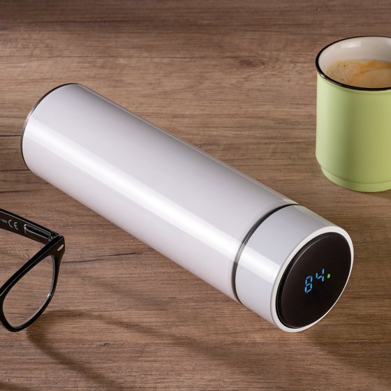 Ihr Geschenk: die Thermoflasche mit Temperaturanzeige