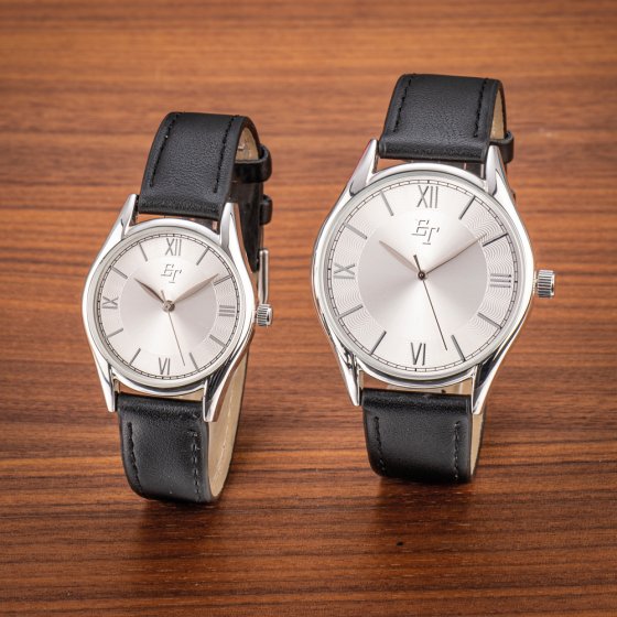 Ihr Geschenk: Edles Partneruhren-Set